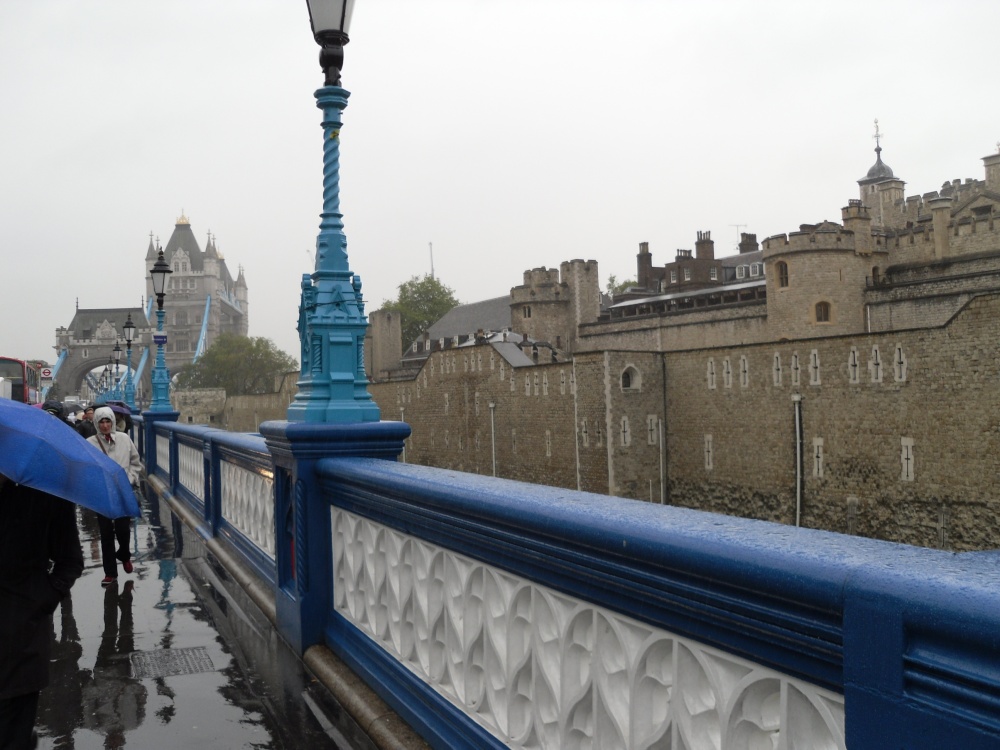A view from the Tower Bridge to the Tower of London