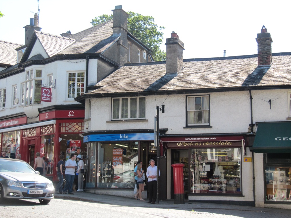 Shops on Ash Street, Bowness on Windermere