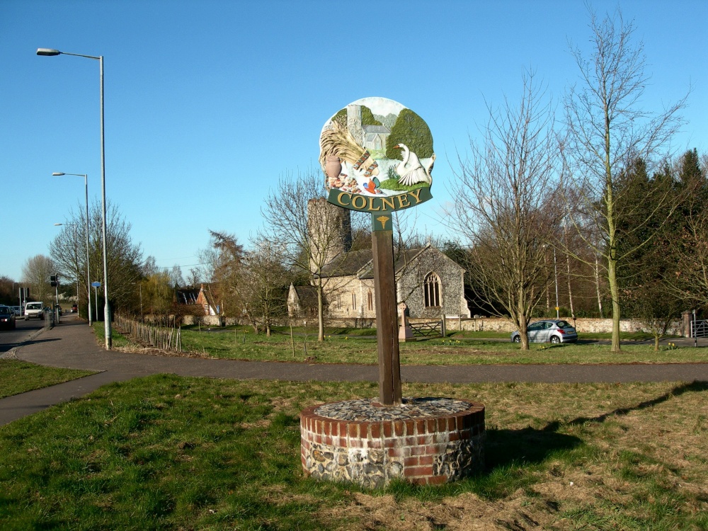 Colney Village Sign