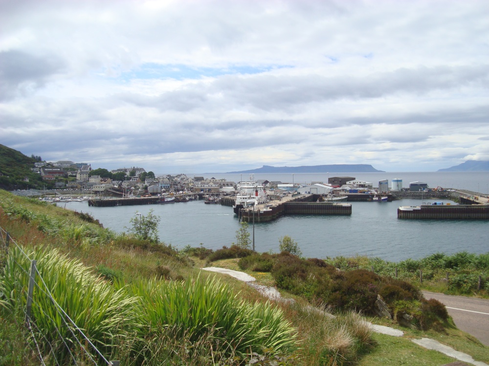 Mallaig Harbour from Lochnevis Terrace