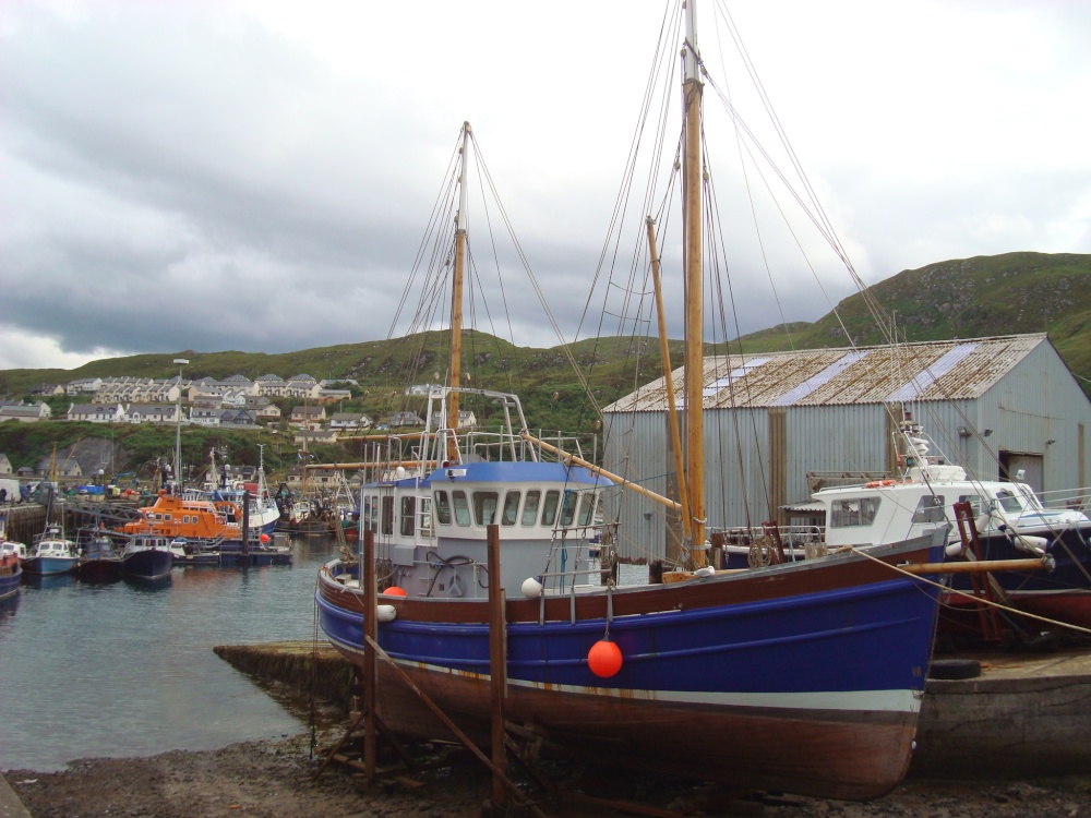 Fishing boat at Mallaig Harbour