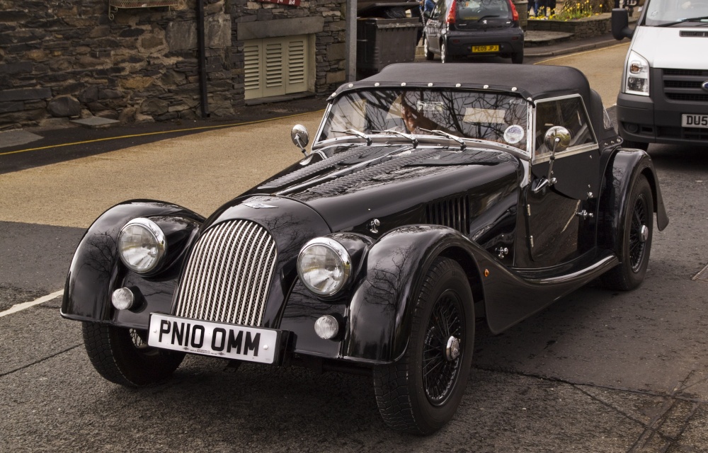 Classic British car in Ambleside