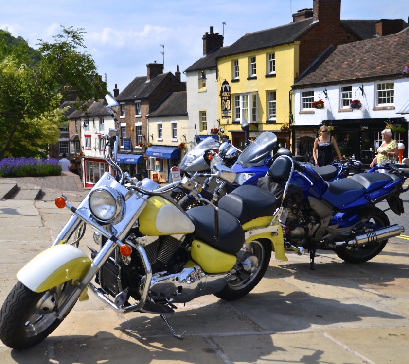 Motorbikes at Ironbridge