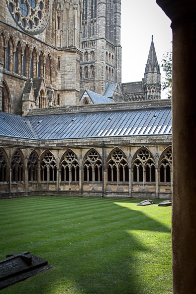 Lincoln Cathedral, the cloister.