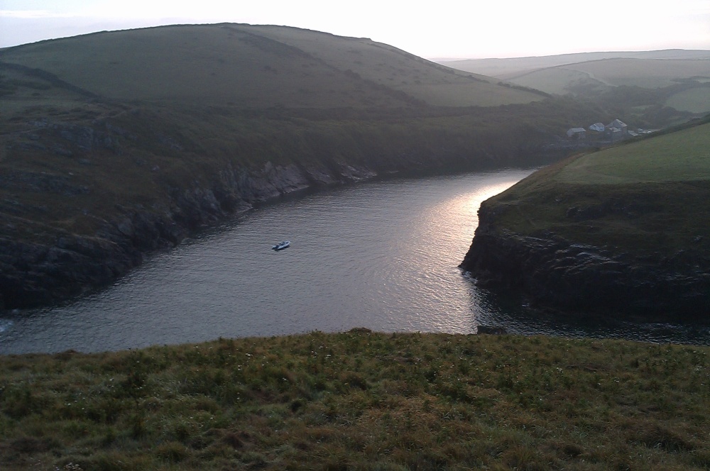 A view into Port Quin.