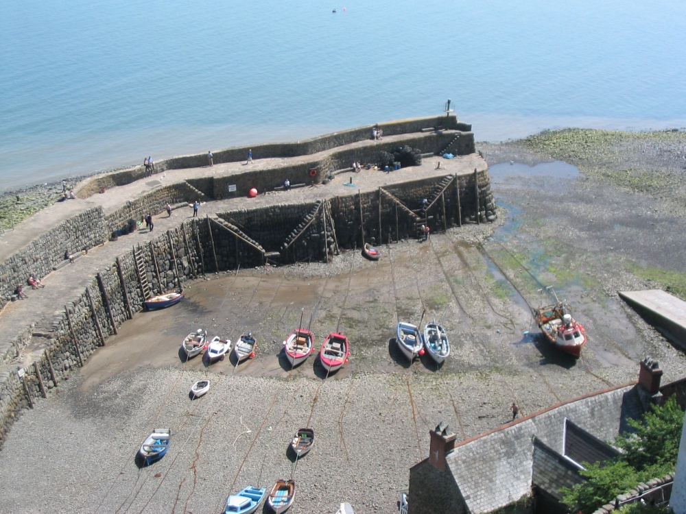 Clovelly - Harbour - Tide is Out - June 2003