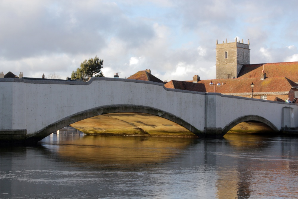 "South bridge, Wareham" by Paul D at