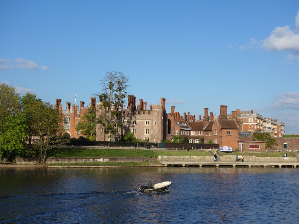 Hampton Court Palace across the Thames