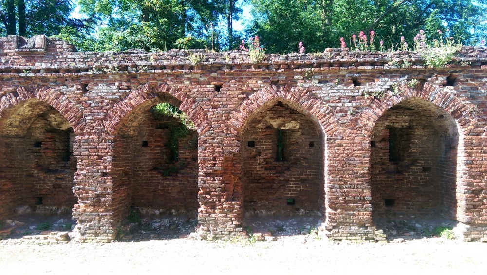 Thornton Abbey entrance wall