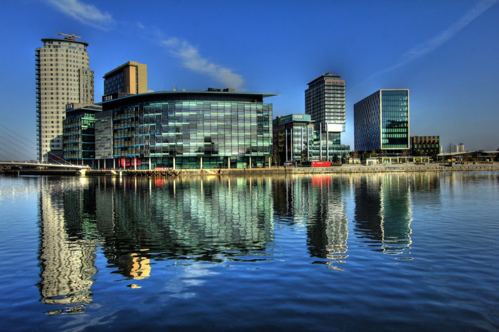 Salford Quays Reflections.