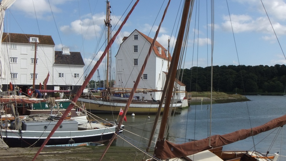 Woodbridge Tide Mill and old sailing craft 14th September 2012
