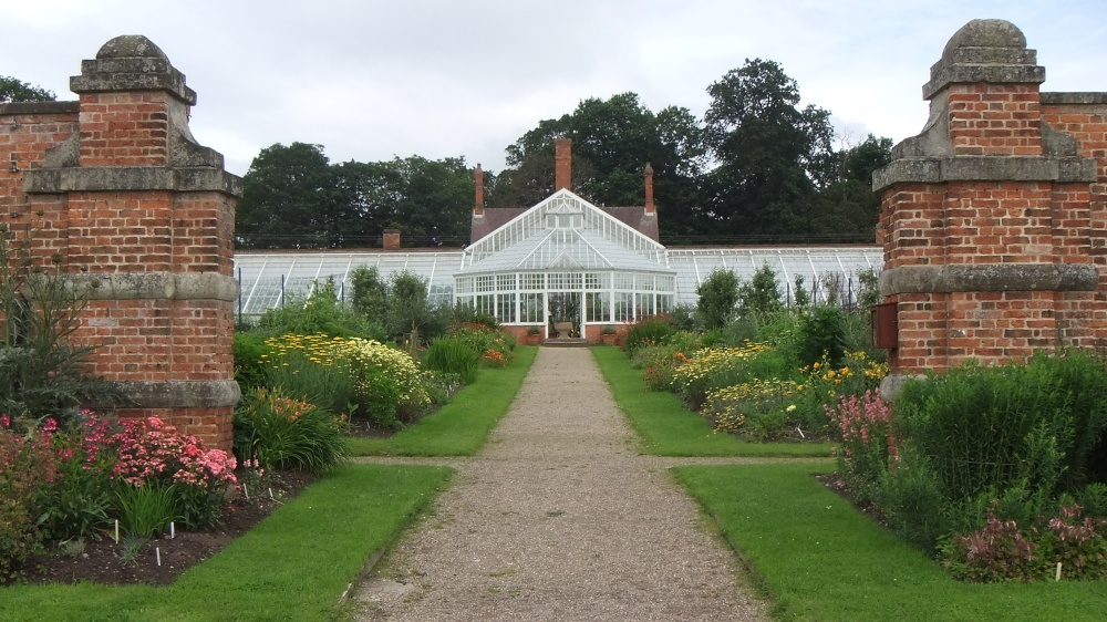 The magnificent walled garden and greenhouse at Clumber Park, 17th July 2012