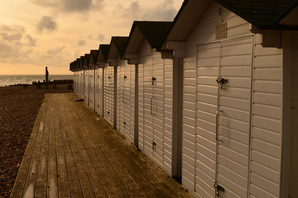Bathing huts, Eastbourne