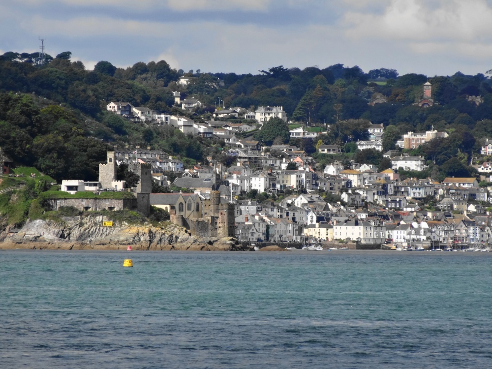 Dartmouth when sailing on the mouth of the river Dart