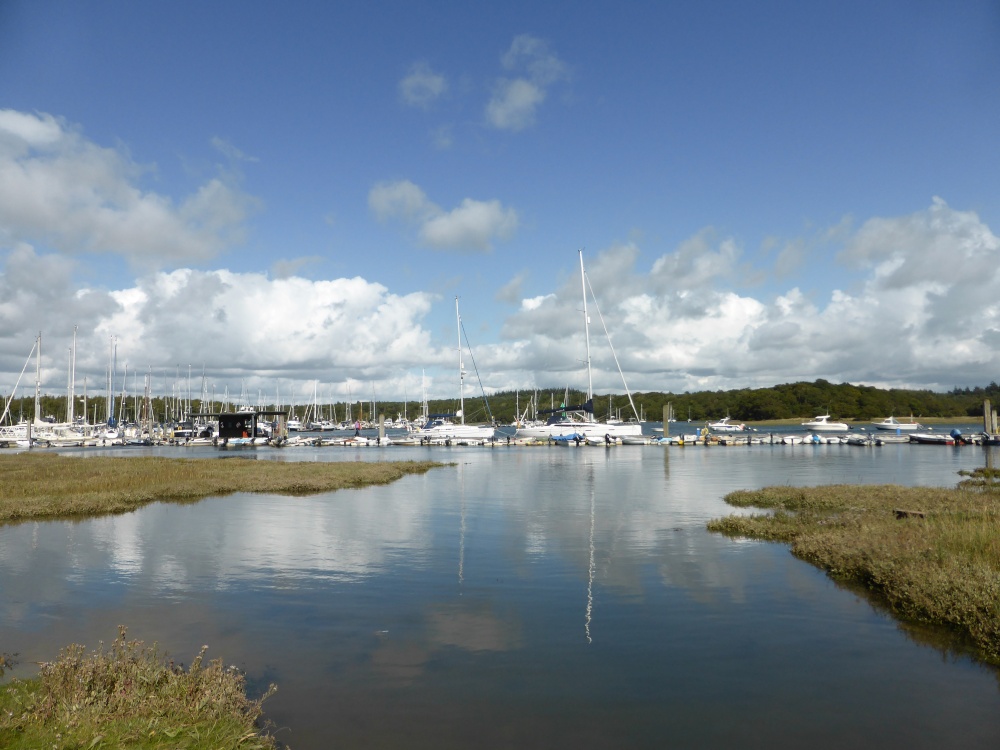 View of the Beaulieu River at Bucklers Hard, Hampshire