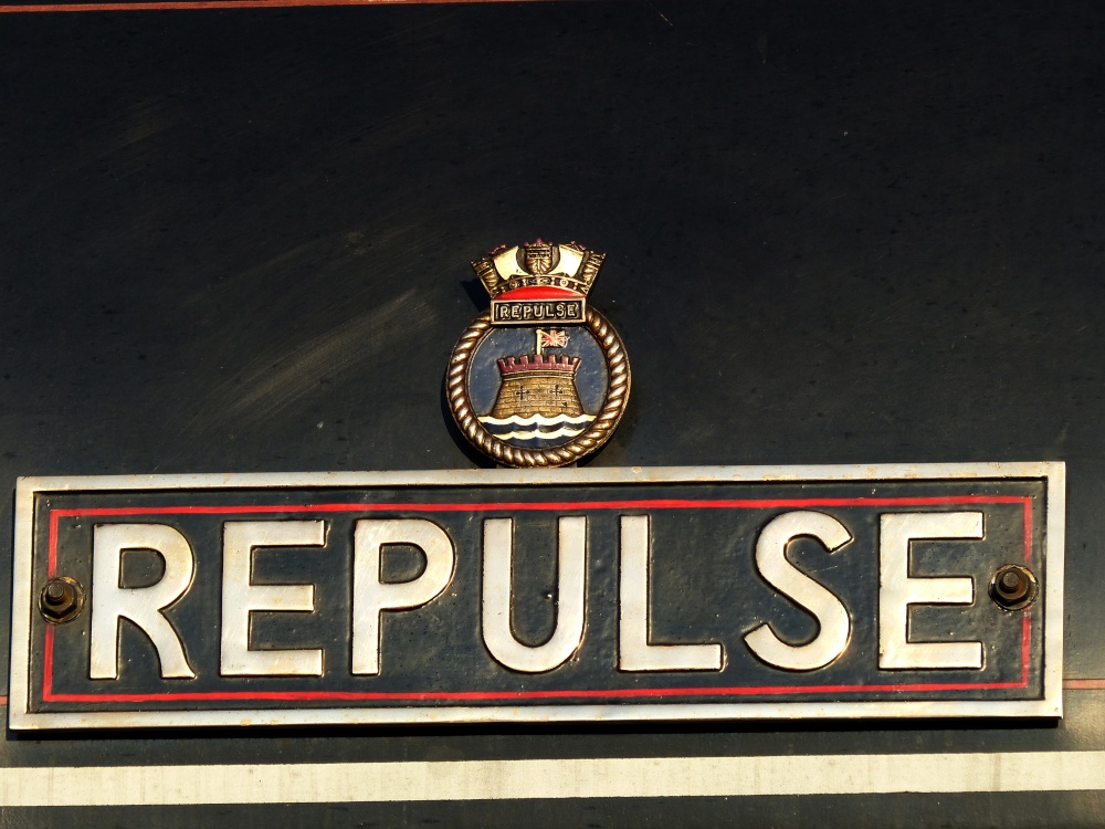 Haverthwaite & Lakeside Railway - Repulse nameplate