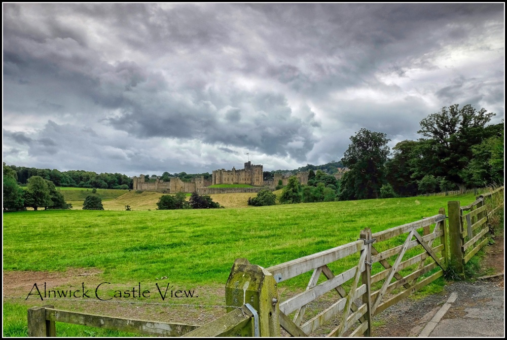 Alnwick Castle View.