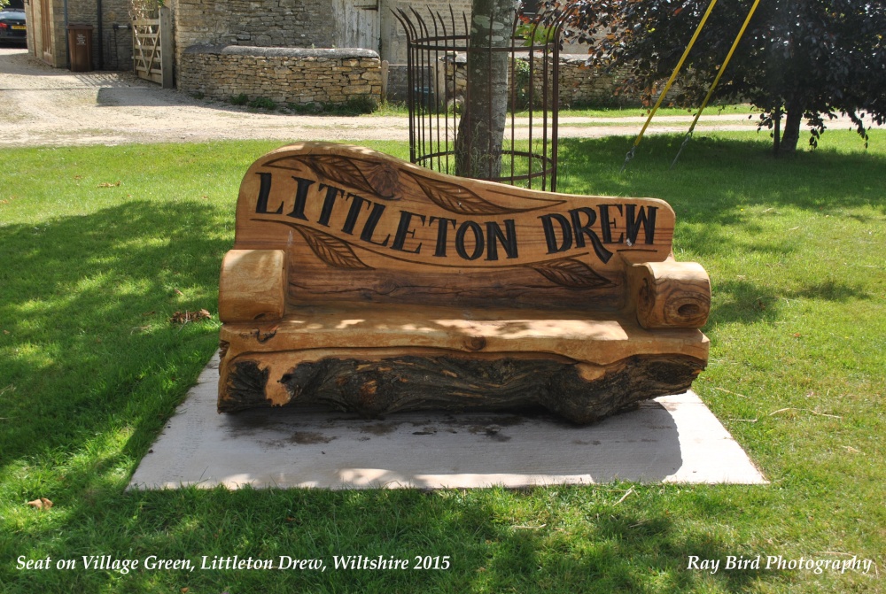 Village Green Seat, Littleton Drew, Wiltshire 2015