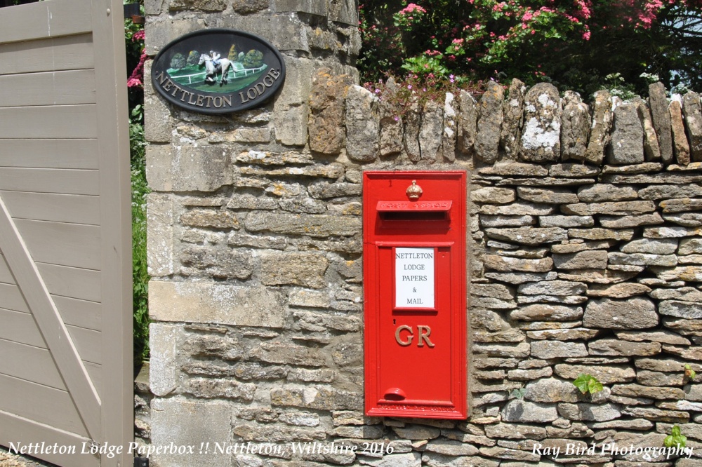 Personal Letter & Newspaper Postbox, Nettleton, Wiltshire 2016