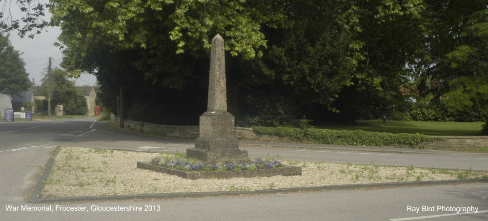 War Memorial, Frocester, Gloucestershire 2013