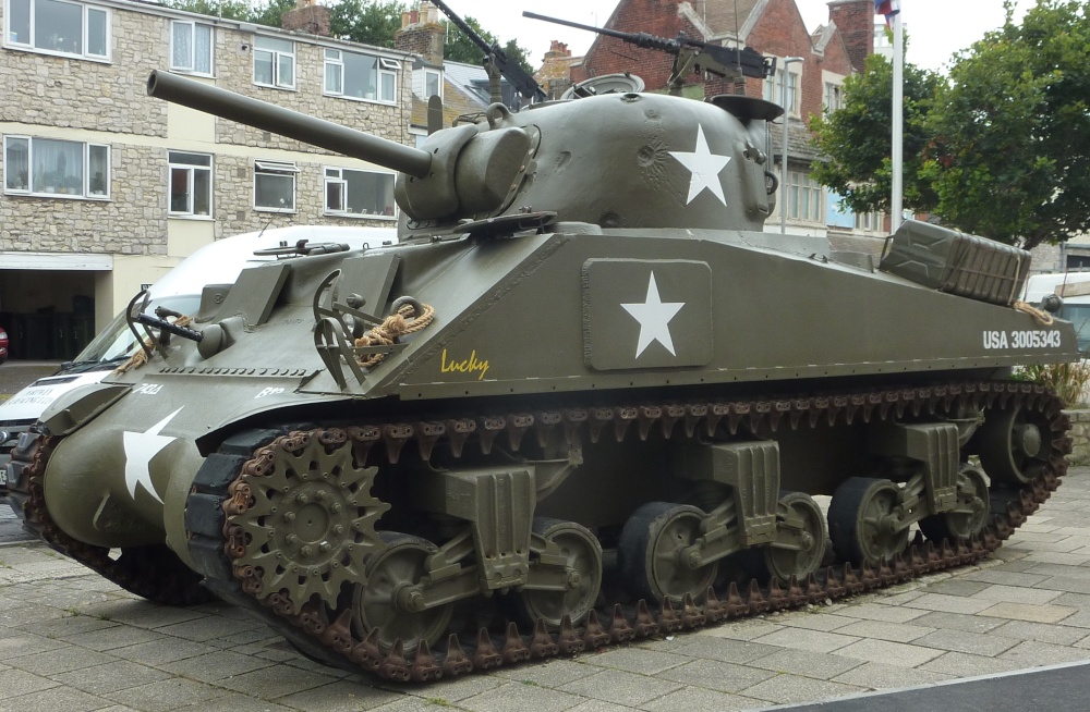 Sherman Tank, D-Day Museum, Portland, 24th June 2017