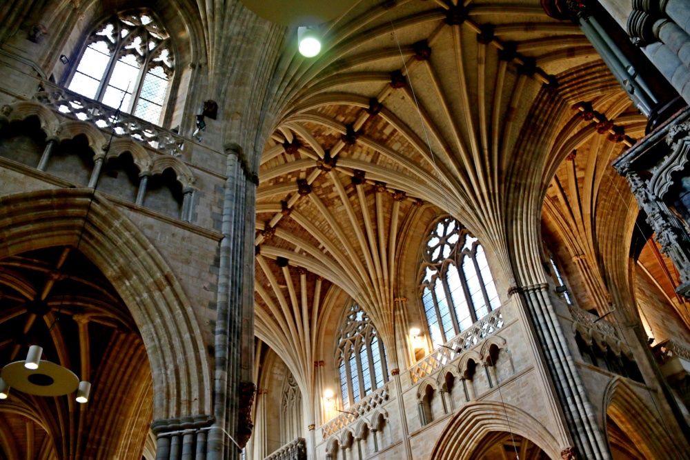 A lofty look inside Exeter Cathedral