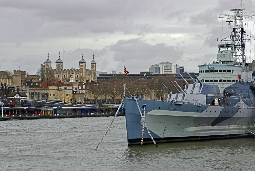 HMS Belfast and the Tower of London