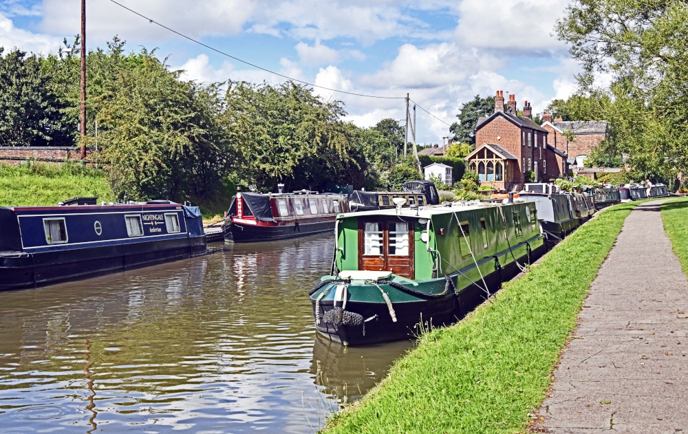 The Trent and Mersey Canal at Anderton