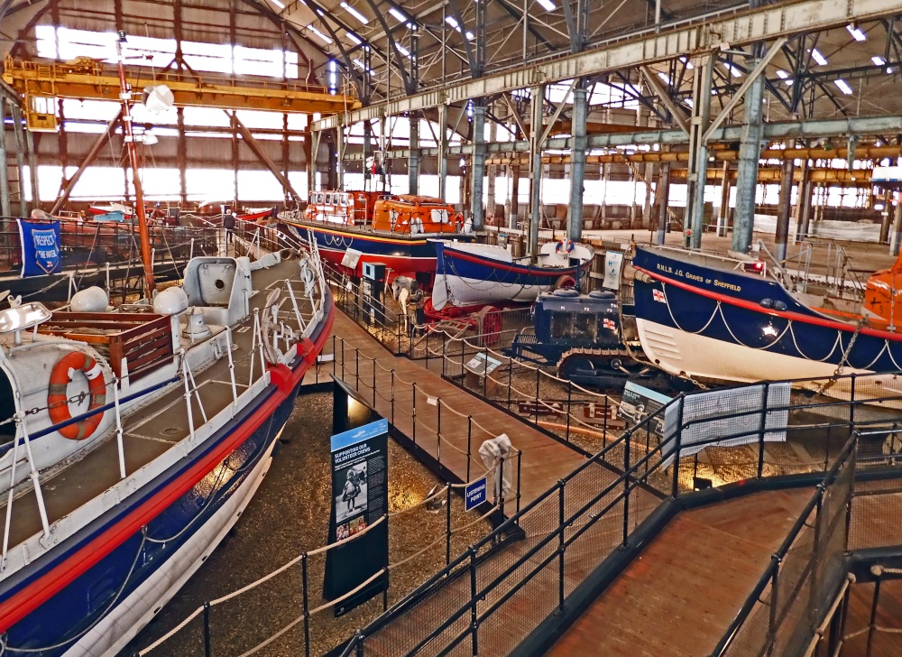 Lifeboat exhibition at Chatham Historic Dockyard