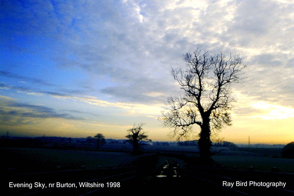 Evening Sky, Burton, Wiltshire 1998
