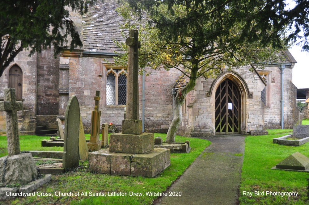 Churchyard Cross, Church of All Saints, Littleton Drew, Wiltshire 2020