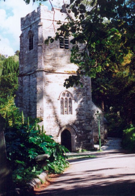 The Picturesque Church at St. Just in Roseland, Cornwall
