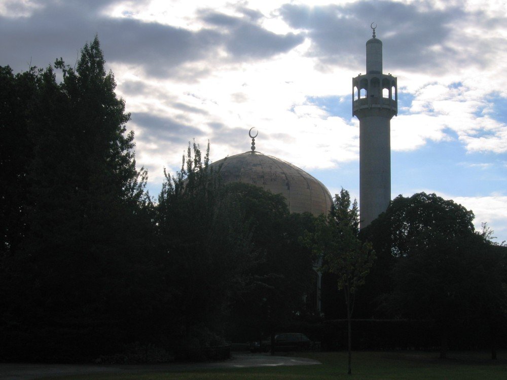 London central mosque from Regents Park, London