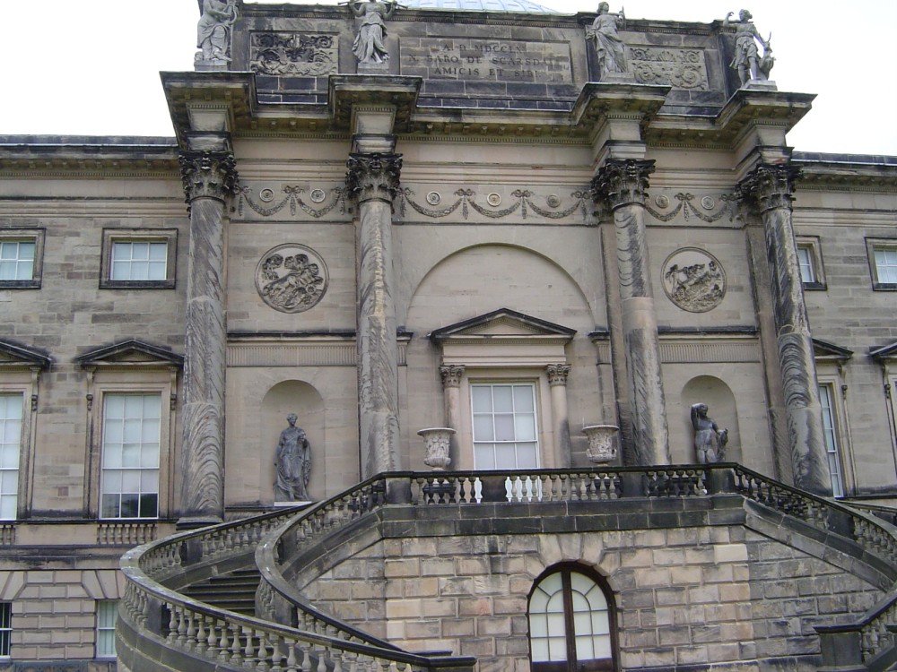 Kedleston Hall, Derby (close view of the rear)