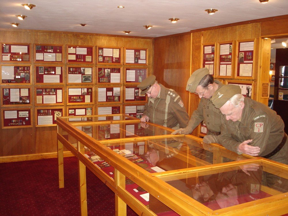 ,(The Medal Room),the latest attraction at Eden Camp, Malton, North Yorkshire.