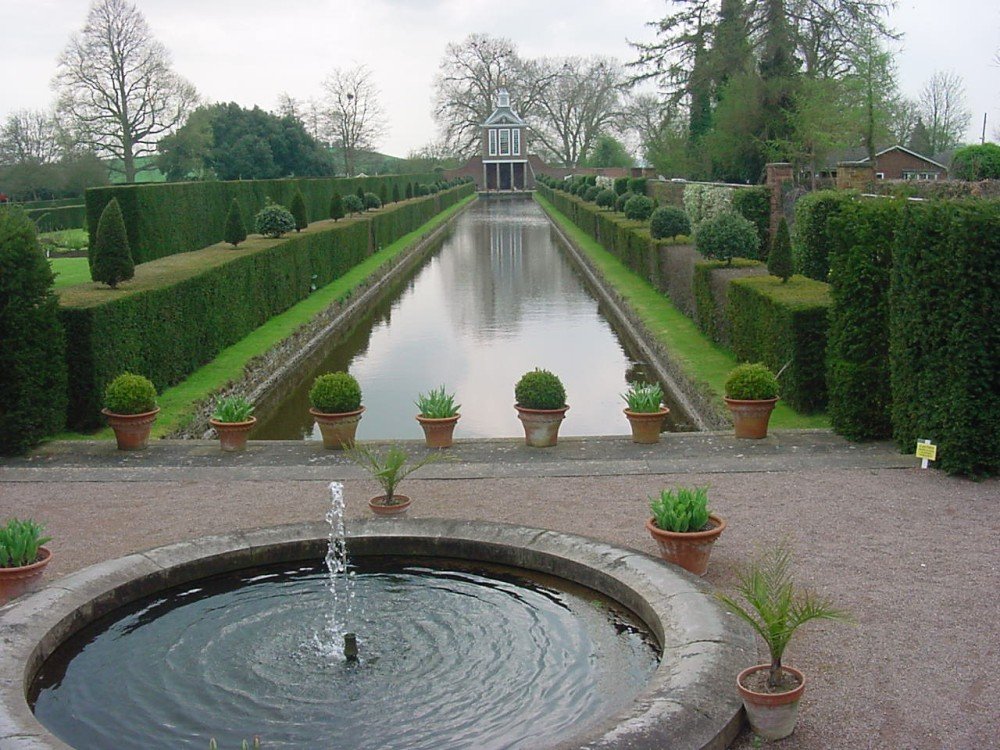 "Westbury Court Gardens. A National Trust property in Westbury on