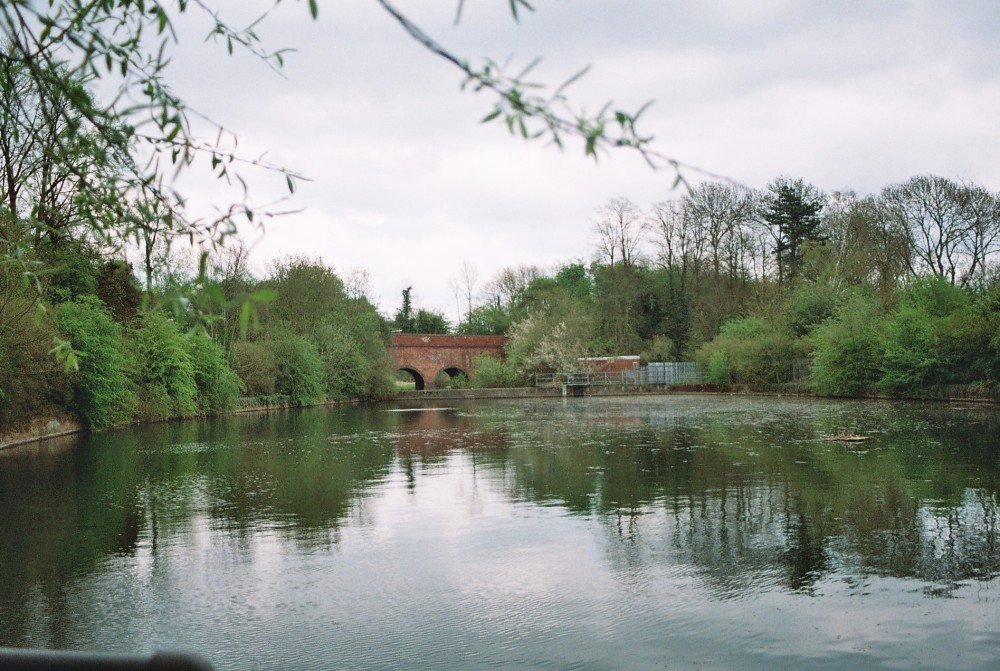 "Rugby, Warwickshire. Reservoir and Oxford canal north of the town" by