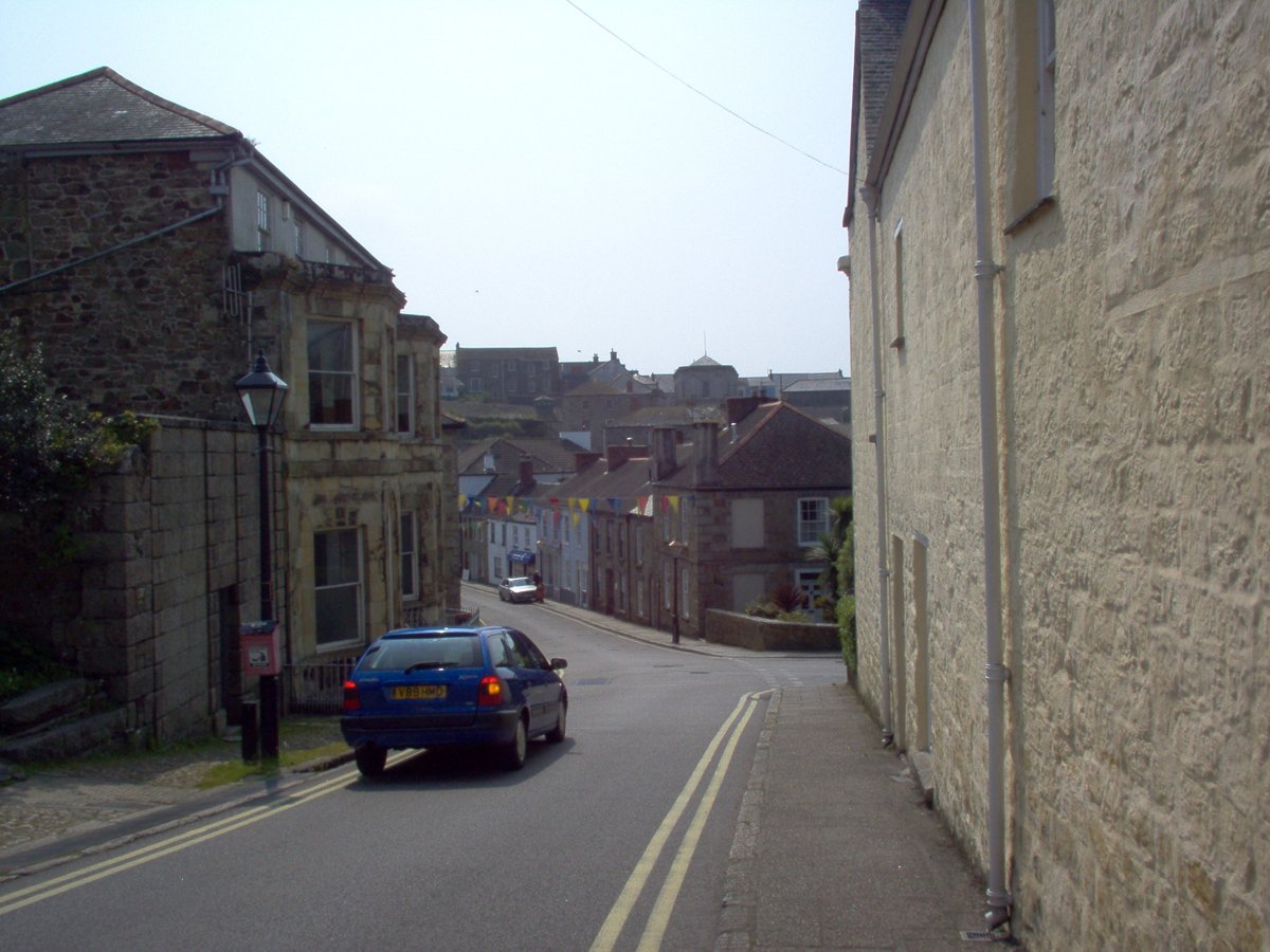 Street Scene in Helston, Cornwall