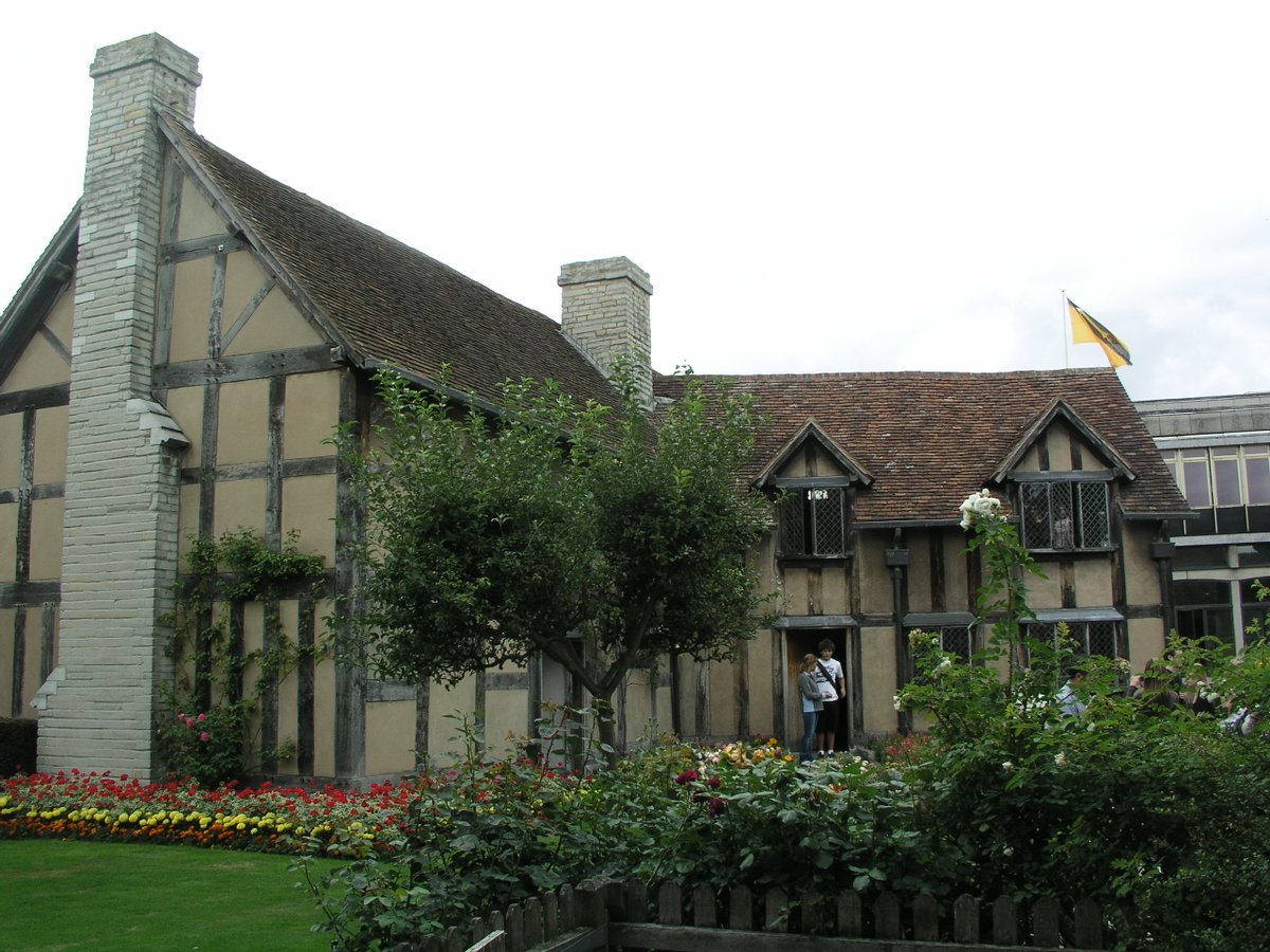 "Shakespeare's house, Stratford Upon Avon" by Helaine Cummins at