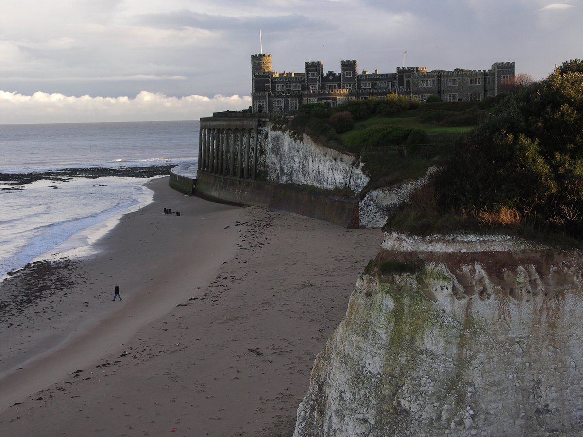 "Kingsgate Castle, above Kingsgate Bay, Broadstairs, Kent." by David