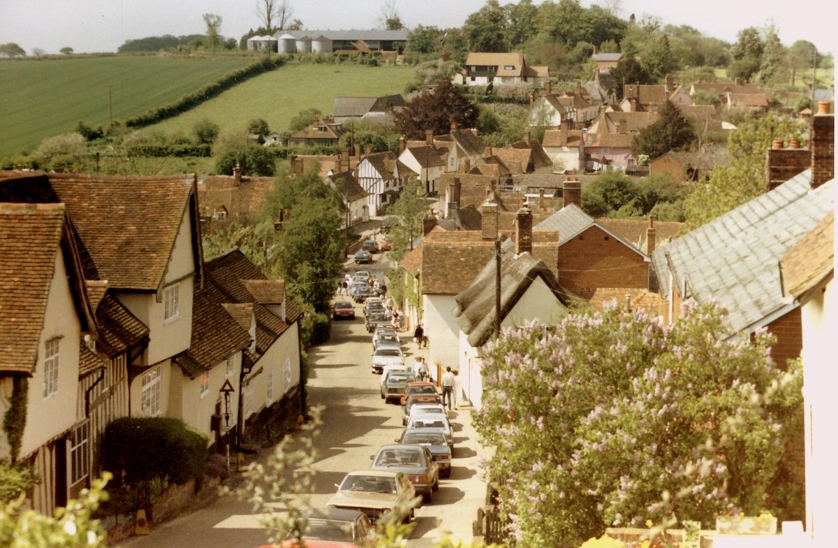 The picturesque village of Kersey in Suffolk