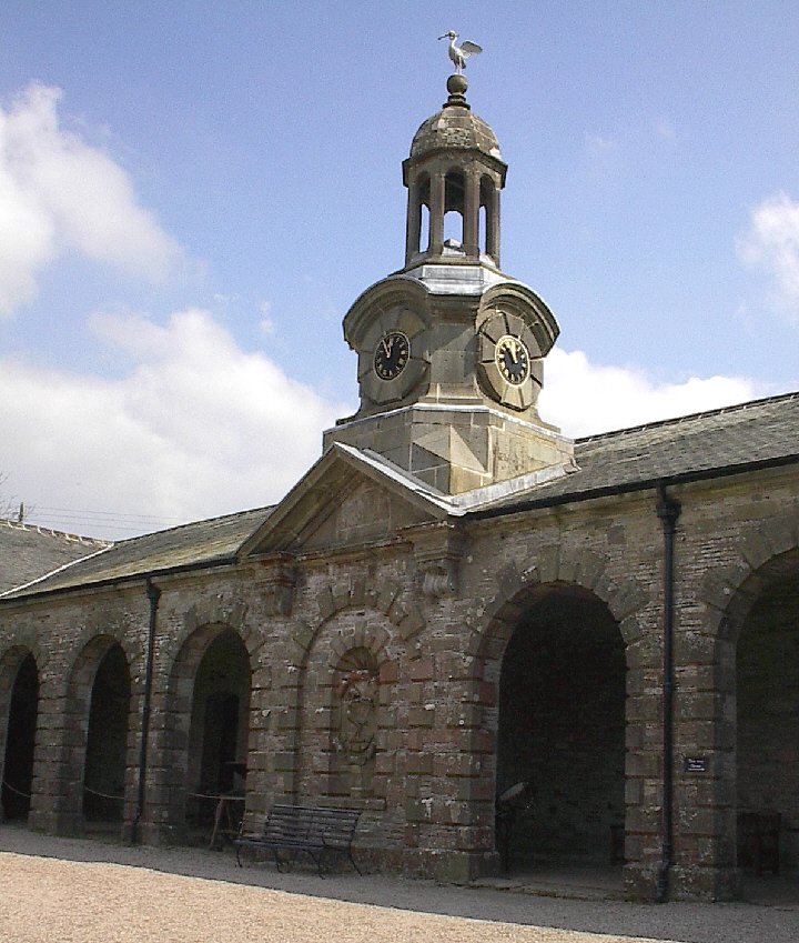 Arlington Court. Coach house and stables