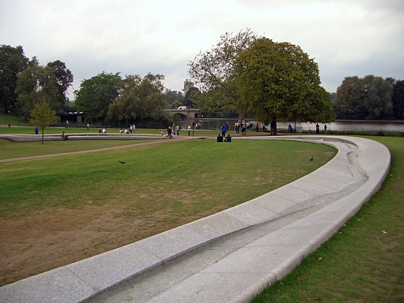 Princess Diana Memorial Fountain, Hyde Park.