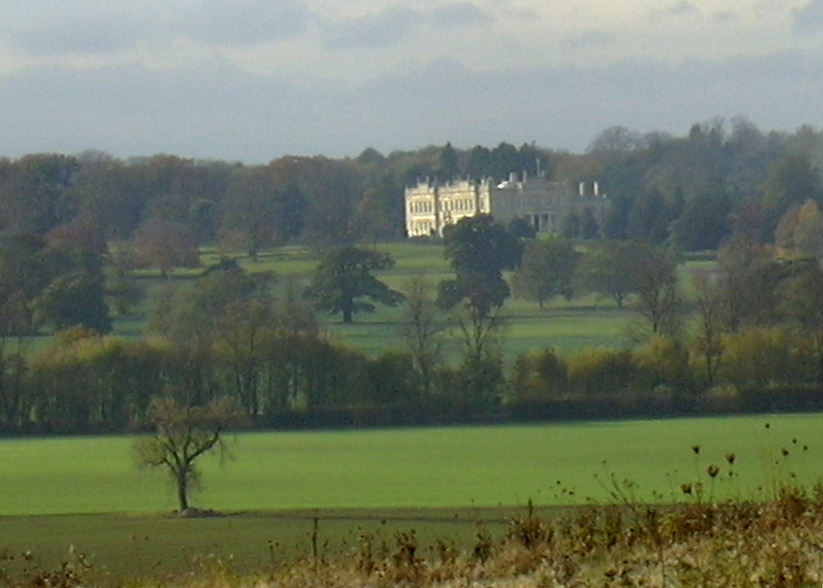 "Brodsworth Community Woodland view of Brodsworth Hall" by Steve