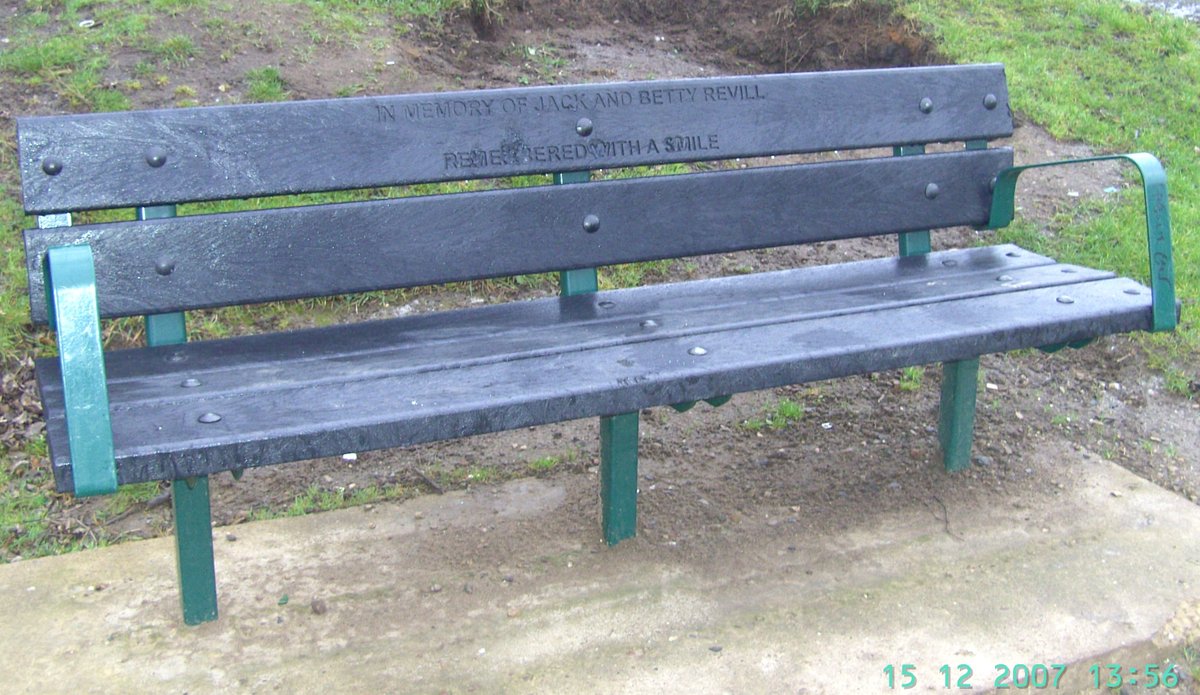Memorial Seat, Langold Country Park, Nottinghamshire