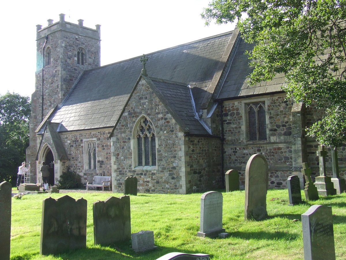 St Michaels church, Catwick. Front view