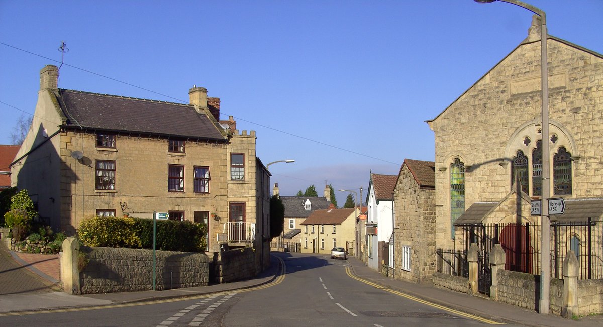 Main street of South Anston, South Yorkshire