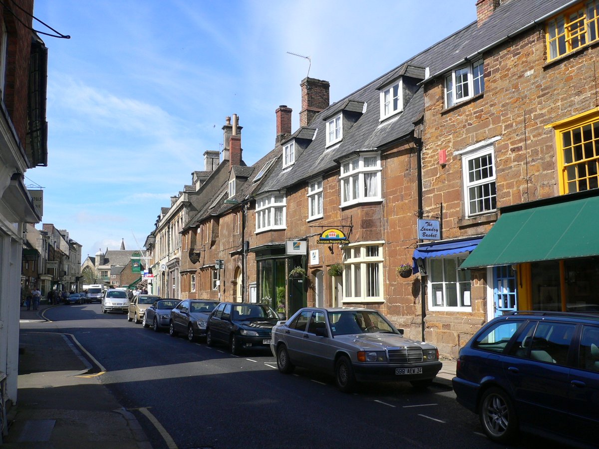 Shops on High Street East, Uppingham, Rutland