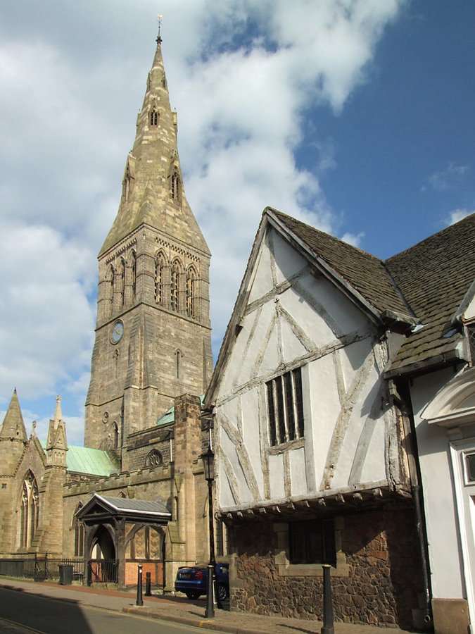 Leicester Cathedral with Guildhall