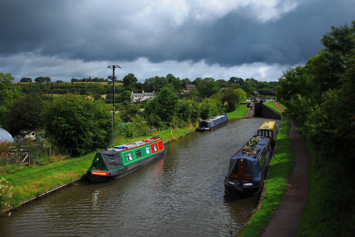 The canal by Tardebigge locks